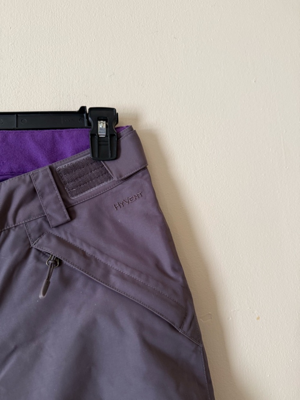 The North Face Snow Pants Womens Purple HyVent Waterproof Insulated Ski SZ M - Picture 4 of 8